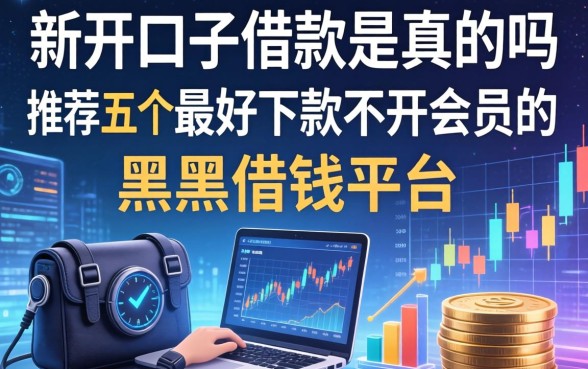 新开口子借款是真的吗，推荐五个最好下款不开会员的黑户借钱平台