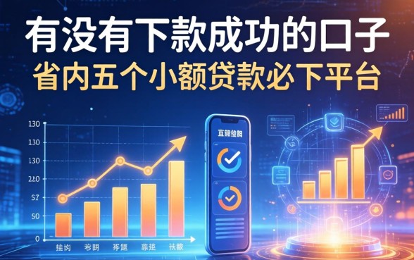 有没有下款成功的口子，省内五个小额贷款必下平台