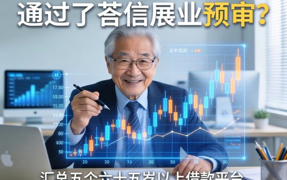 通过了有信展业的预审，汇总五个六十五岁以上借款平台