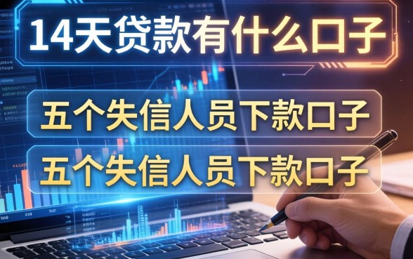 14天贷款有什么口子，介绍五个失信人员下款口子