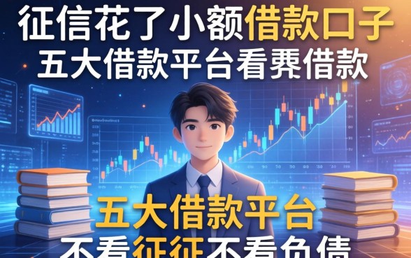 征信花了小额借款口子，五大借款平台不看征信不看负债