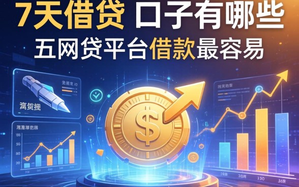 7天借贷的口子有哪些，分享五个网贷平台借款最容易