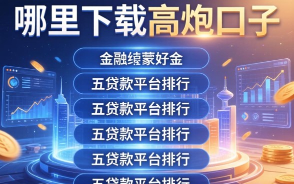 哪里可以下载高炮口子，总结五个贷款平台排行
