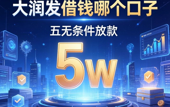 大润发借钱在哪个口子，介绍五个无条件放款的平台5w
