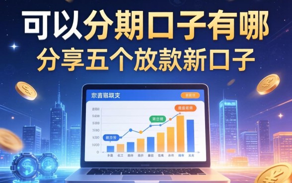 可以分期的口子有哪些，分享五个放款新口子