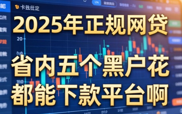 2025年正规网贷中，省内五个黑户花都能下款的平台啊