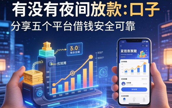 有没有夜间放款的口子，分享五个平台借钱安全可靠