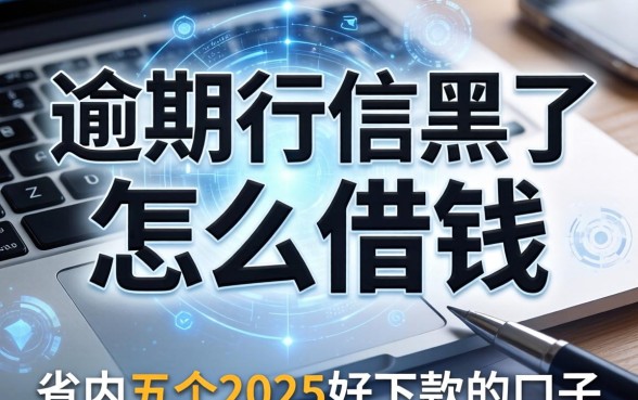 逾期征信黑了怎么借钱，省内五个2025好下款的口子