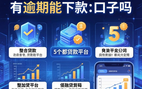 有逾期能下款的口子吗，整合5个都贷款平台