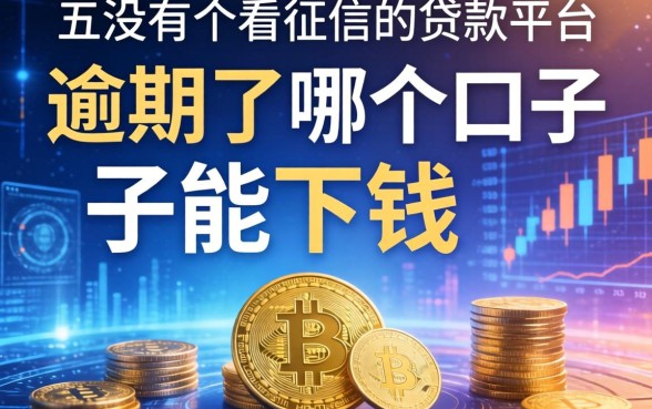 逾期了哪个口子能下钱，总结五个有没有不看征信的贷款平台