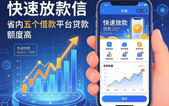 快速放款的贷款app，省内五个借款平台贷款额度高