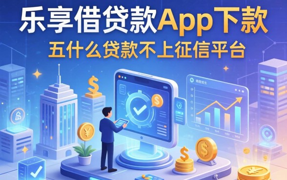 乐享借贷款app下款，推荐五个什么贷款不上征信平台