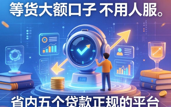 哪些大额口子不用人脸，省内五个贷款正规的平台