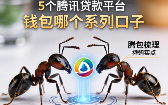 蚂蚁钱包哪个系列口子，梳理5个腾讯贷款平台