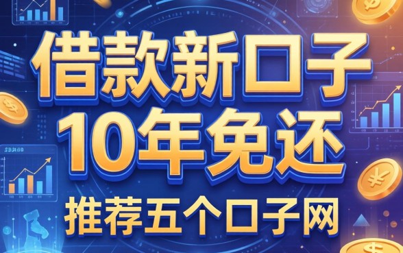 借款新口子10年免还，推荐五个口子网