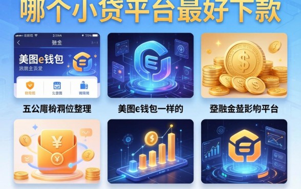 哪个小贷平台最好下款，整理五个美图e钱包一样的平台