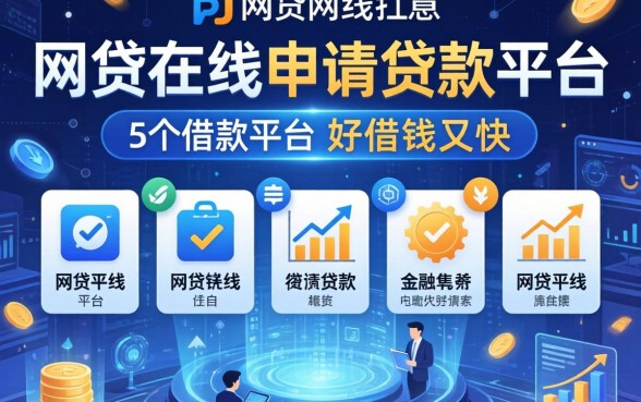 网贷在线申请贷款平台，归纳5个借款平台好借钱又快