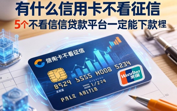 有什么信用卡不看征信，梳理5个不看征信的贷款平台一定能下款