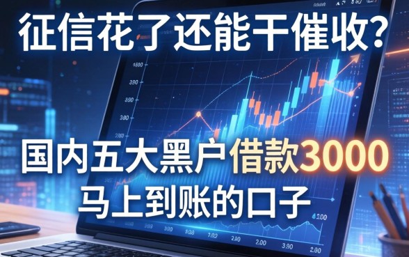 征信花了还能干催收吗，国内五大黑户借款3000马上到账的口子