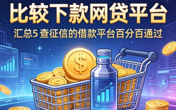 比较好下款的网贷平台，汇总五个不查征信的借款平台百分百通过