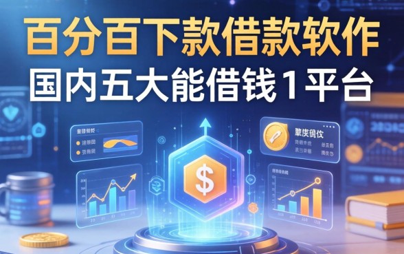 百分百下款的借款软件，国内五大能借钱的平台