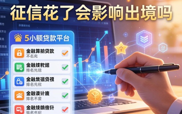 征信花了会影响出境吗，例举5个小额贷款平台排名不分先后