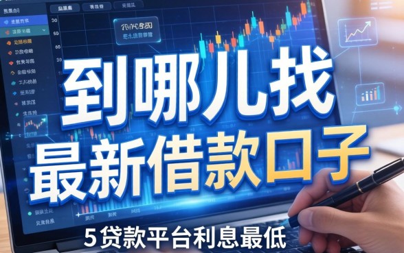 到哪里找最新借款口子，总结五个贷款平台利息最低