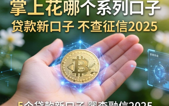 掌上花是哪个系列口子，例举5个贷款新口子不查征信2025