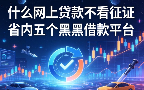 什么网上贷款不看征信，省内五个黑户借款平台