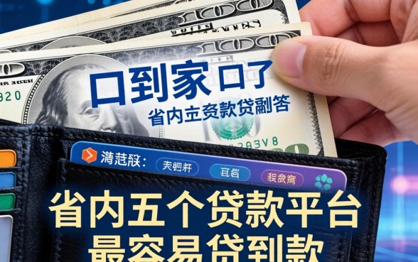 钱包到家的口子有哪些，省内五个贷款平台最容易贷到款