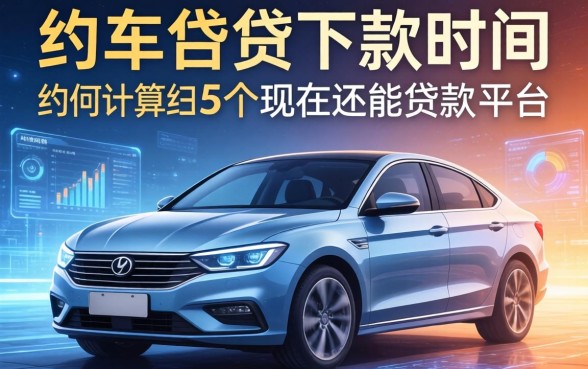 车贷下款时间如何计算，归纳5个现在还能贷款的平台