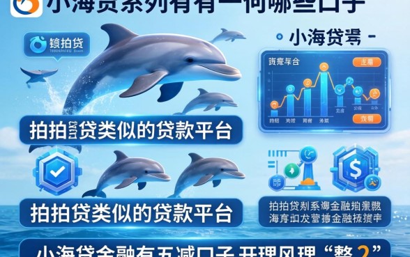 小海豚系列有哪些口子，整理五个拍拍贷类似的贷款平台