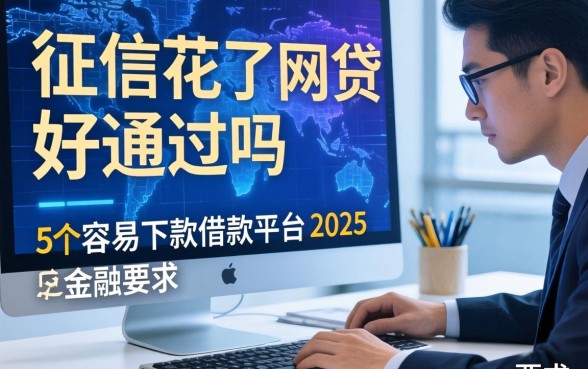 征信花了网贷好通过吗，例举5个容易下款的借款平台2025