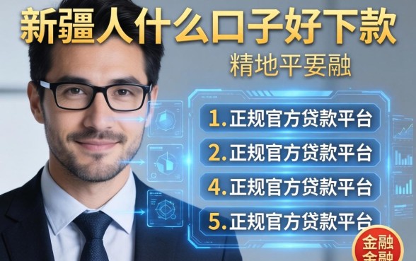 新疆人什么口子好下款，例举5个正规官方贷款平台