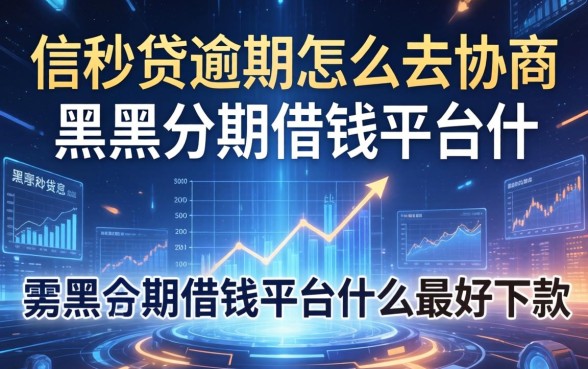 信秒贷逾期怎么去协商，推荐五个黑户分期借钱平台什么最好下款