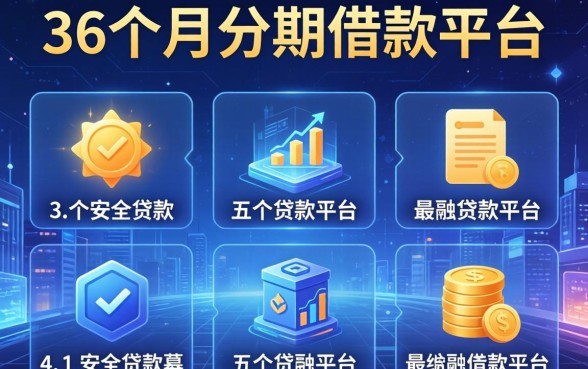 36个月分期借款平台，介绍五个最安全的贷款平台
