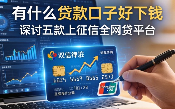 有什么贷款口子好下钱，探讨五款上征信的网贷平台