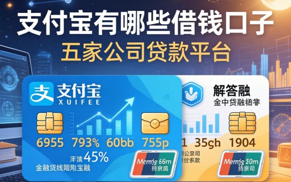支付宝有哪些借钱口子，解答五家公司贷款平台