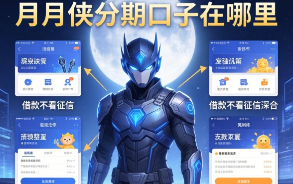 月光侠分期口子在哪里，整理五个借款不看征信的平台