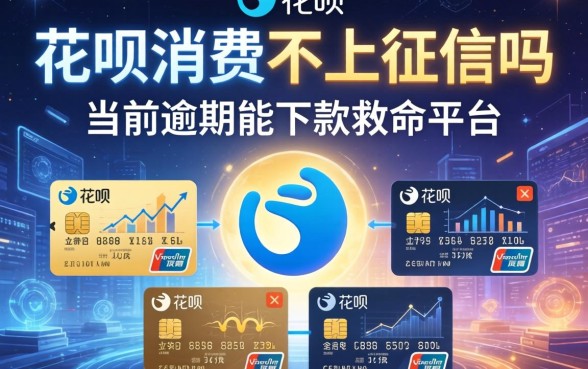 花呗消费不上征信吗吗，推荐五个当前逾期能下款的救命平台
