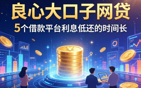 良心大口子网贷有哪些，归纳5个借款平台利息低还的时间长的