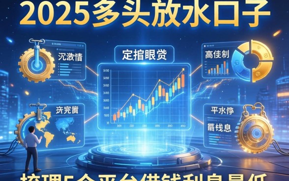 2025多头放水口子，梳理5个平台借钱利息最低