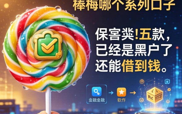 棒棒糖是哪个系列口子，探讨五款已经是黑户了还能借到钱的软件