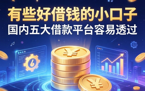 有哪些好借钱的小口子，国内五大借款平台容易通过