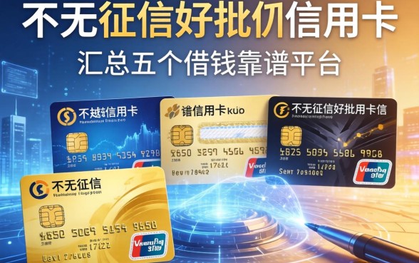 不看征信好批的信用卡，汇总五个借钱靠谱平台