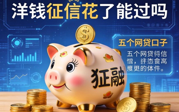 洋钱罐征信花了能过吗，介绍五个网贷口子