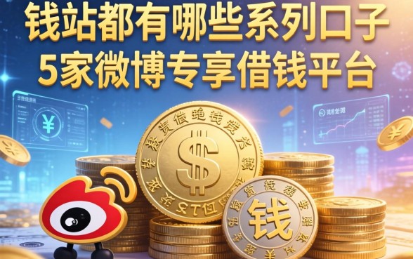 钱站都有哪些系列口子，阐述5家微博专享借钱平台