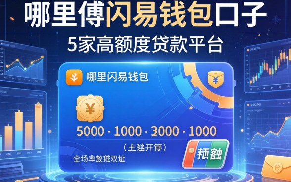 哪里有闪易钱包的口子，阐述5家高额度贷款平台