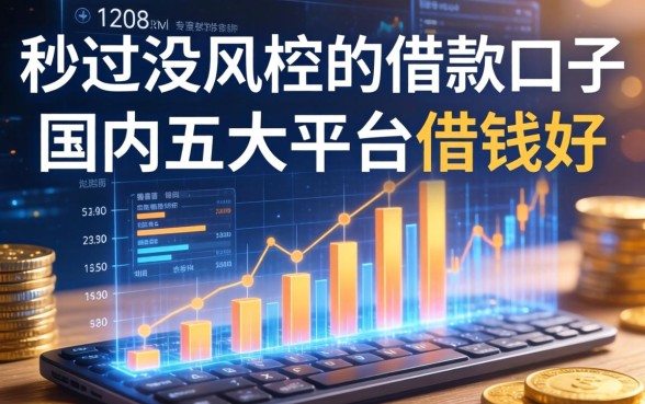 秒过没风控的借款口子，国内五大平台借钱好
