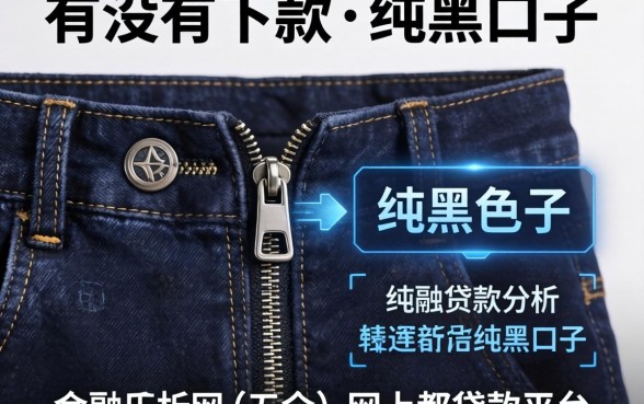 有没有下款的纯黑口子，分析五个网上都贷款平台